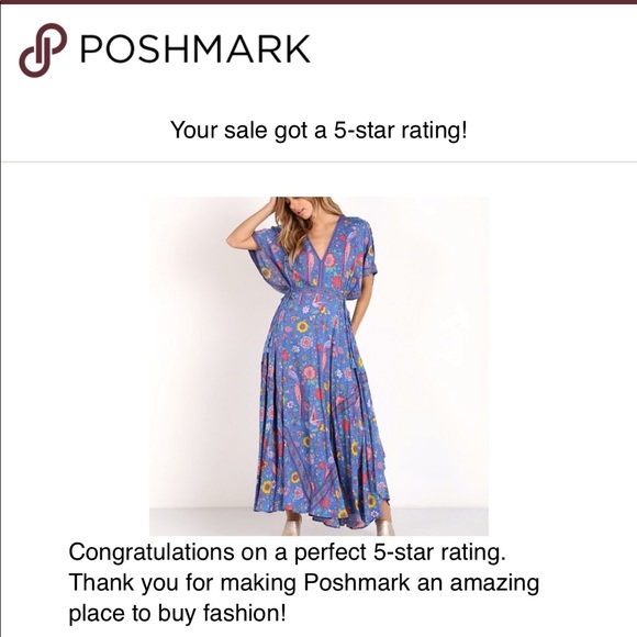 5⭐️ FAV BESTSELLER Lovebird Half Moon Maxi Dress Gown - Picture 6 of 7